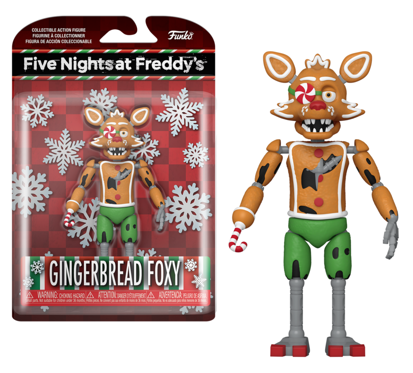 gingerbread foxy action figure funko