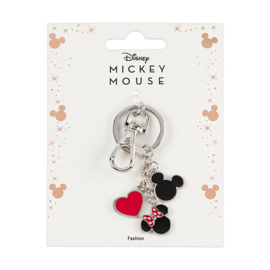 Mickey & Minnie Metal Key Ring