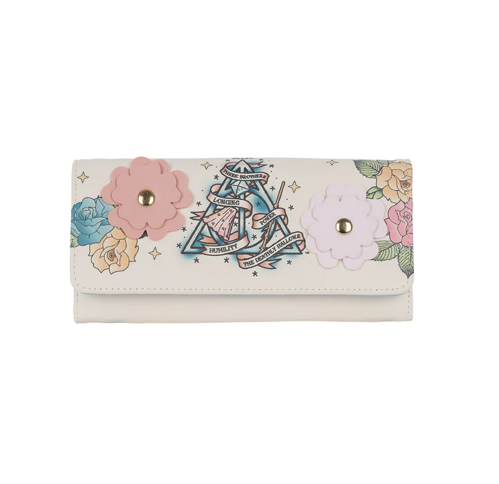 Portefeuille Harry Potter Reliques de la Mort floral