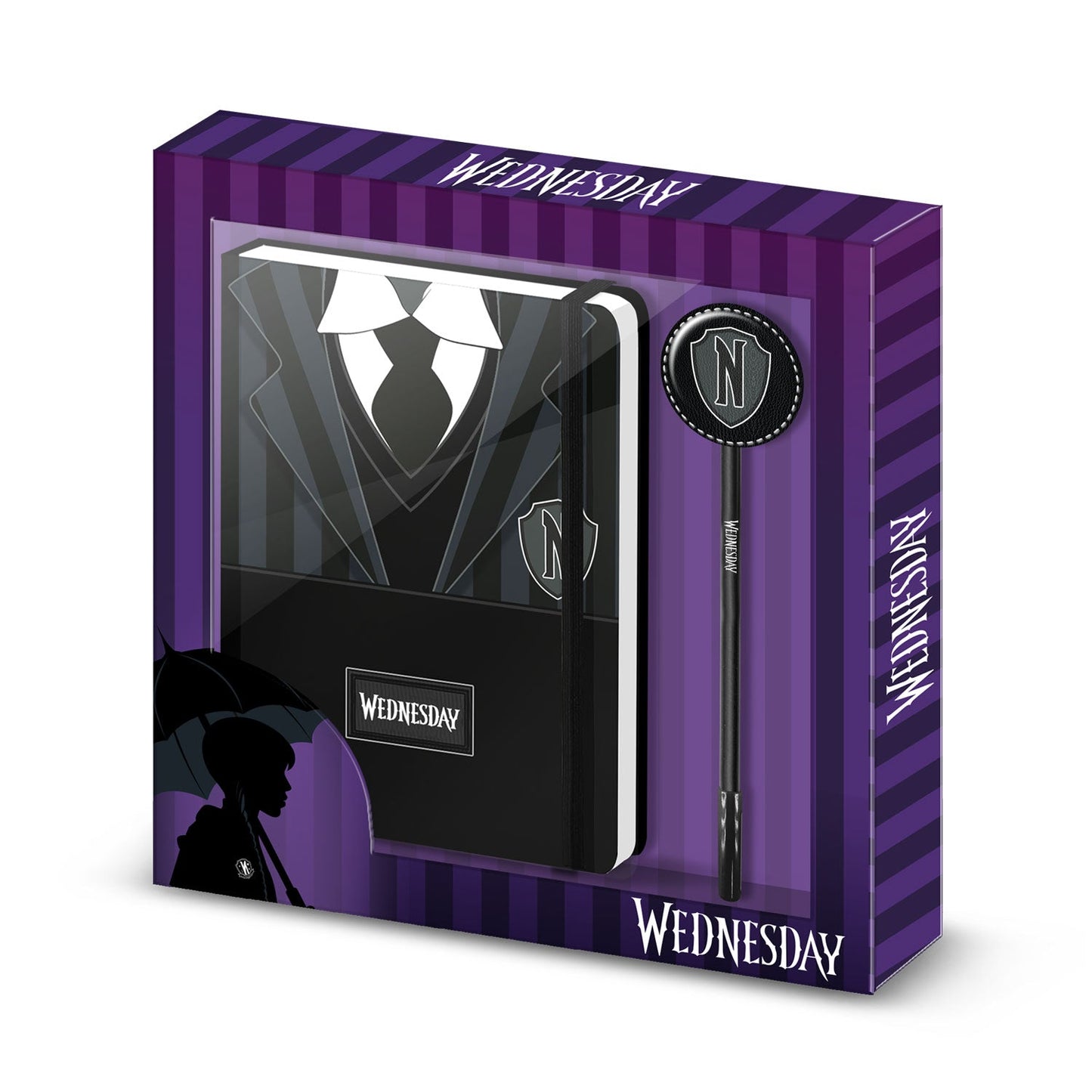 Coffret Journal + Stylo Wednesday « Uniform »
