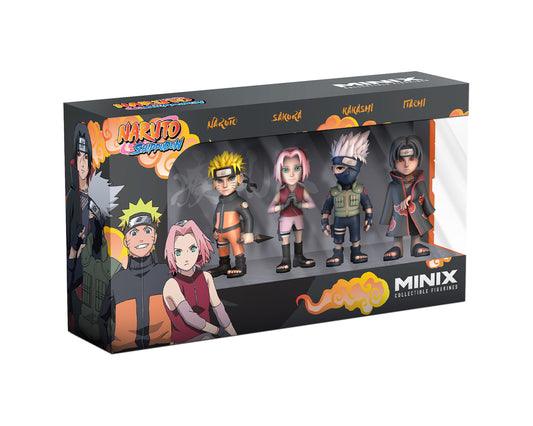Figurines MINIX – Pack 4 Figurines - Naruto Shippuden – visuel complémentaire 2