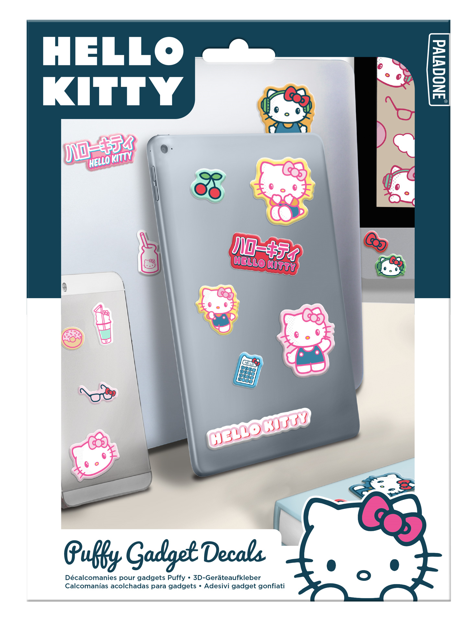 Gadget-Aufkleber Hello Kitty – Puffy – VORBESTELLUNG*