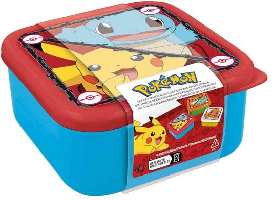 Pokémon-Snackboxen – 3 Stück