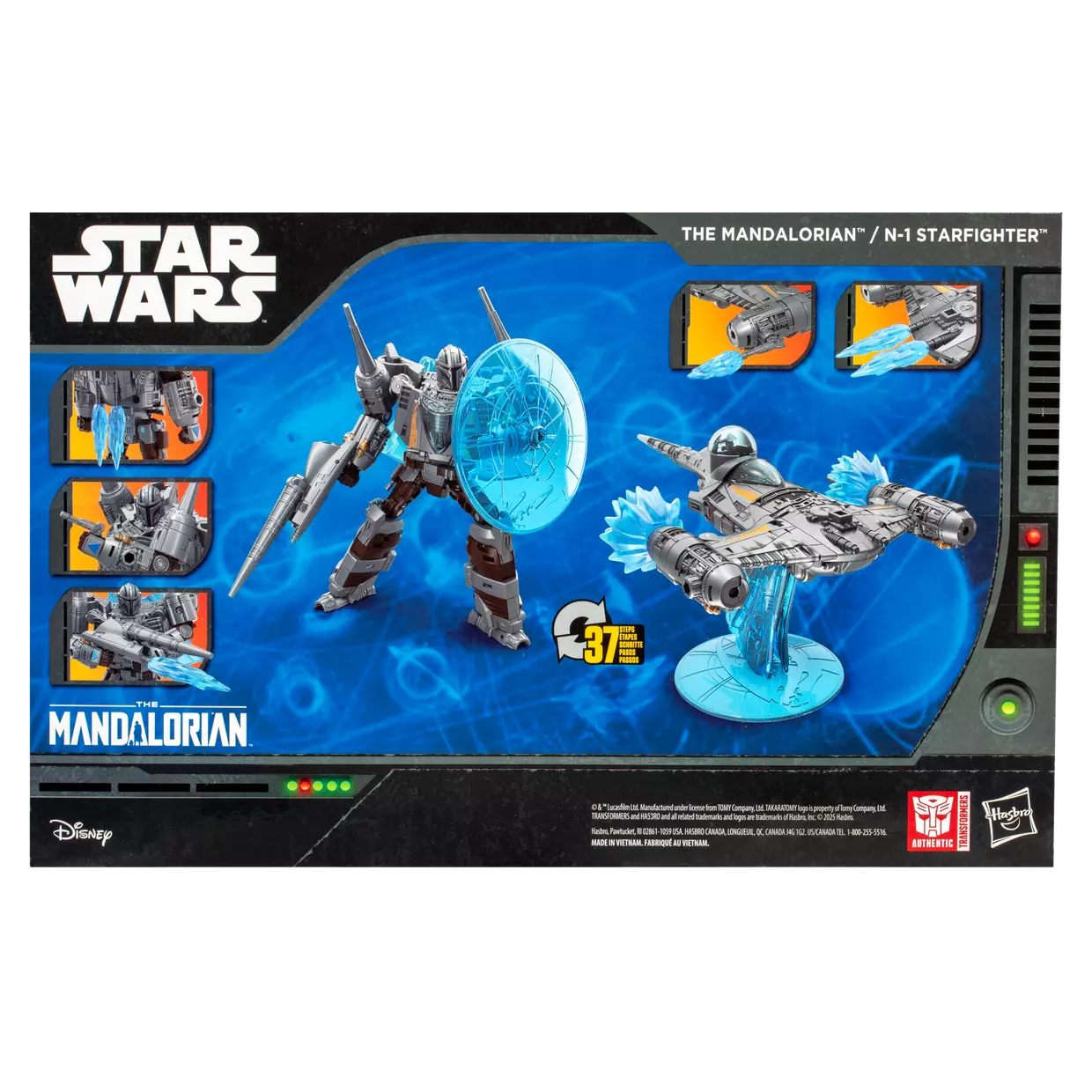 transformers collaborative star wars the mandalorian™ n 1 starfighter hasbro