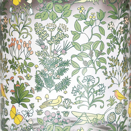 William Morris Glass Food Storage Container - Botanical Garden