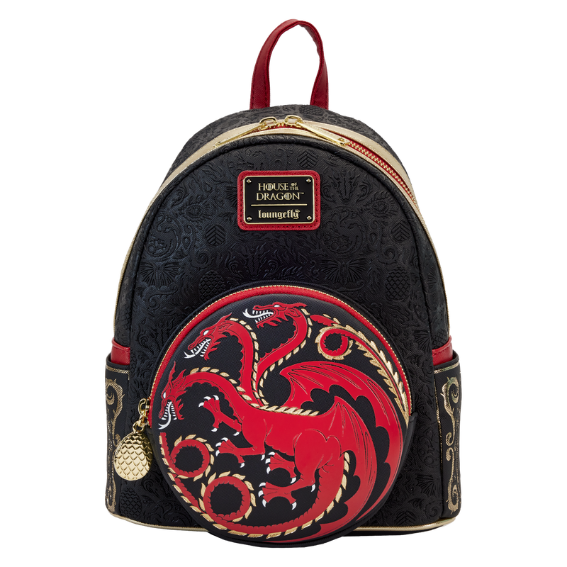 geeky mini backpack HOUSE OF THE DRAGON Targaryen Mini Backpack Loungefly – le Comptoir du Geek