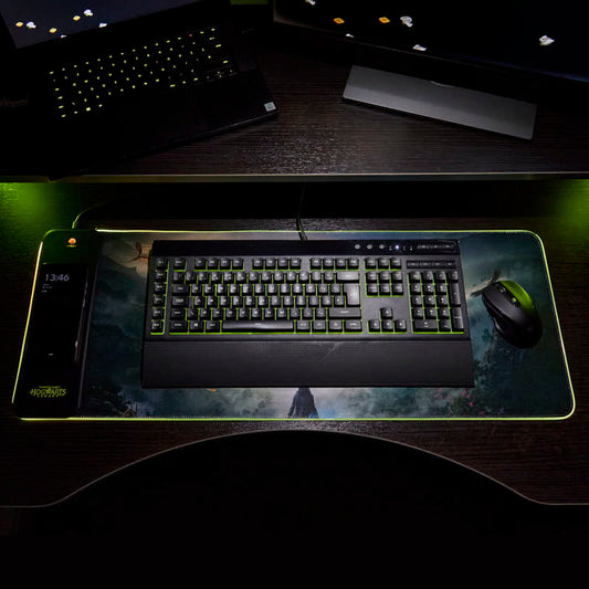 Giant Gaming Mat with Phone Charger - Harry Potter Hogwarts Legacy