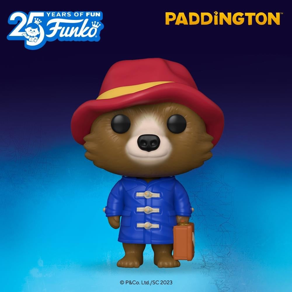 Paddington with suitcase