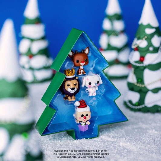 Pocket Pop! Feiertags-4er-Pack Rudolph mit der roten Nase