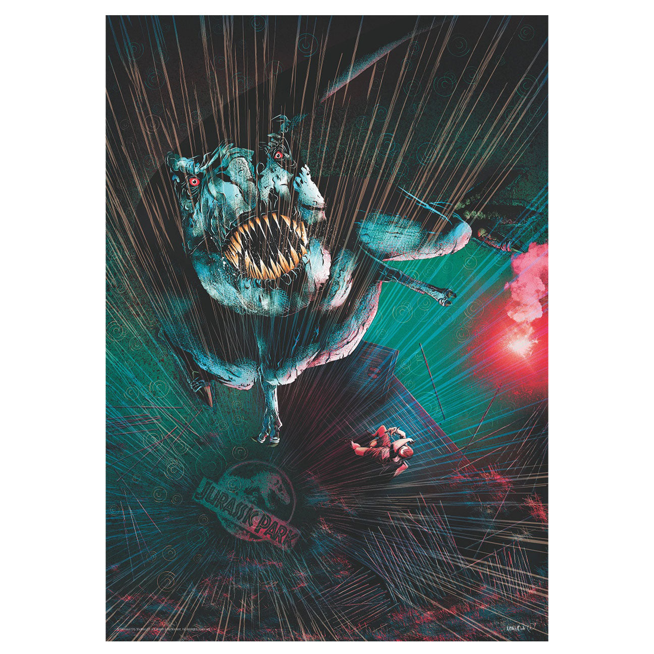 Affiche collector Jurassic Park