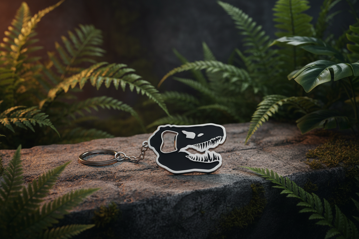 Jurassic Park Flaschenöffner-Schlüsselanhänger – T-Rex