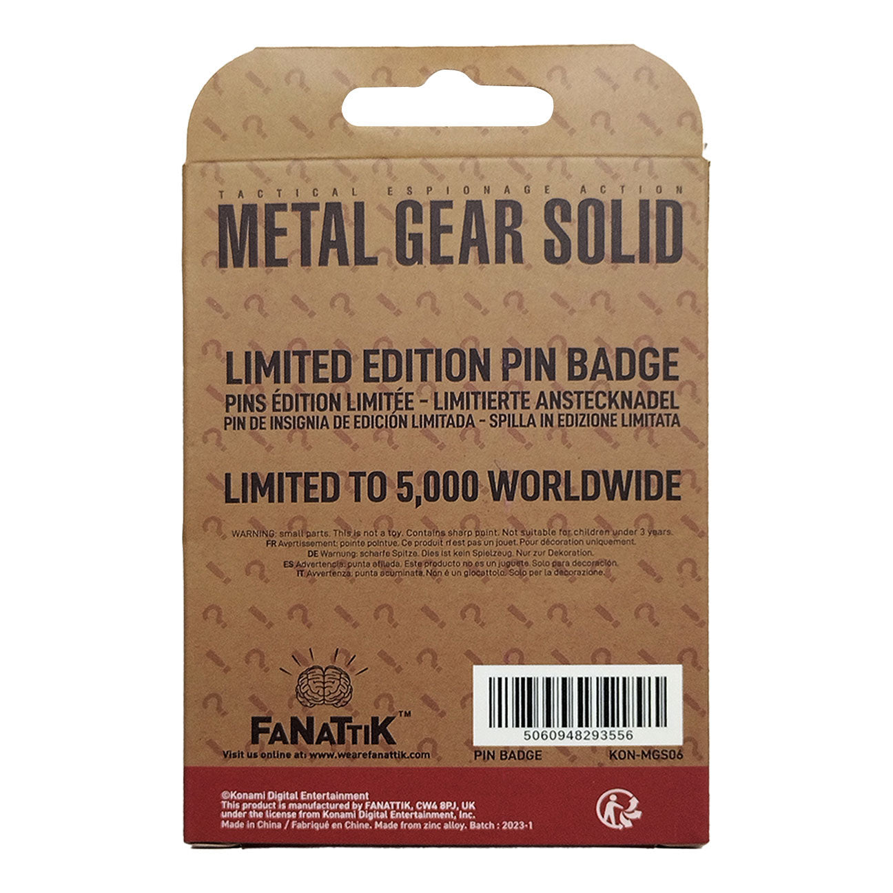 Metal Gear Solid Pin - Foxhound