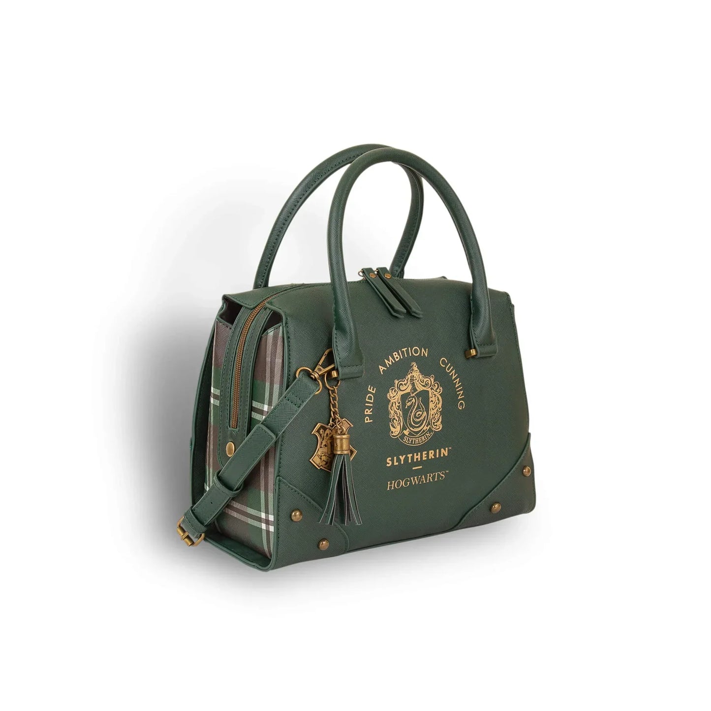 Sac à main Harry Potter Serpentard à carreaux premium