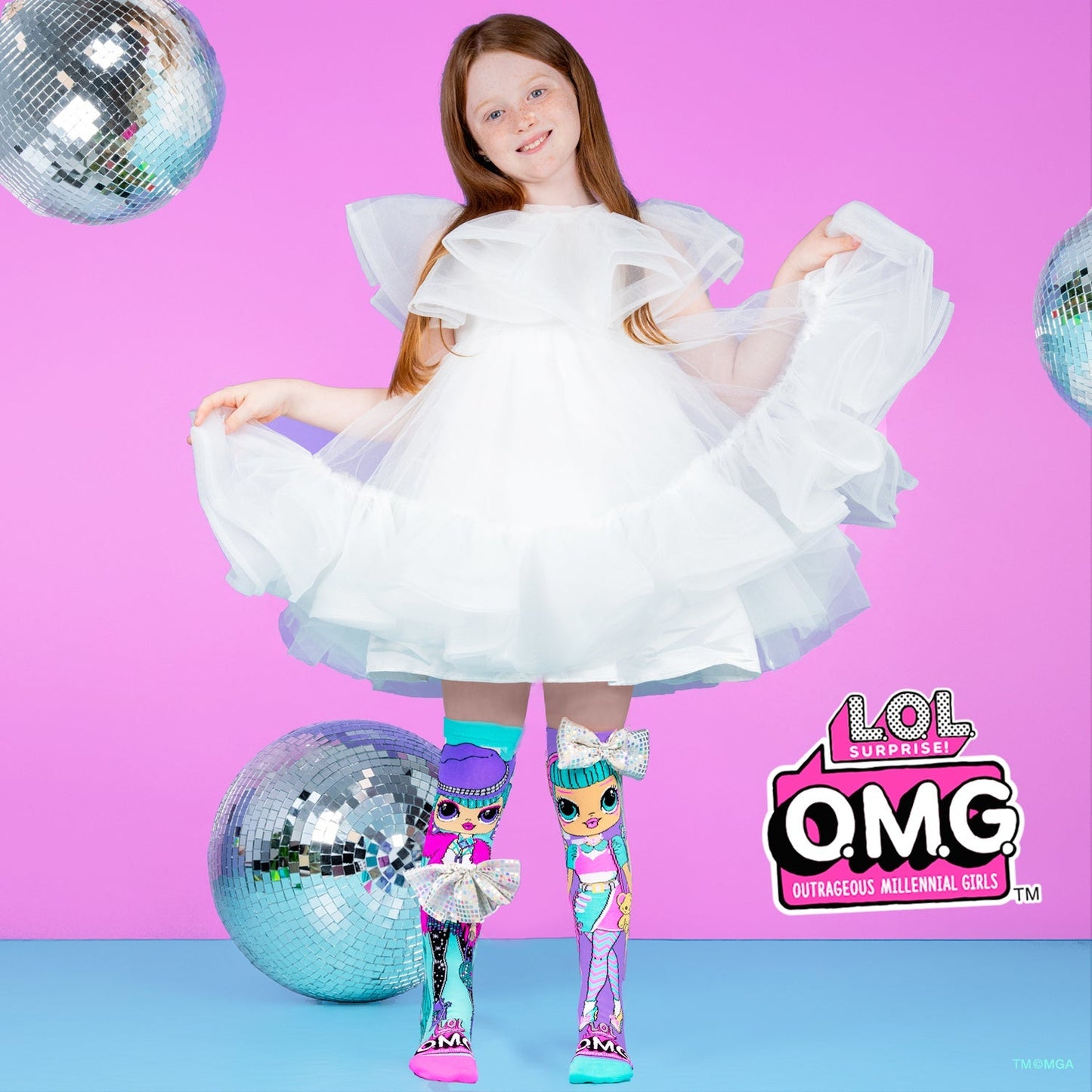 L.O.L O.M.G DISCO CANDY SOCKEN