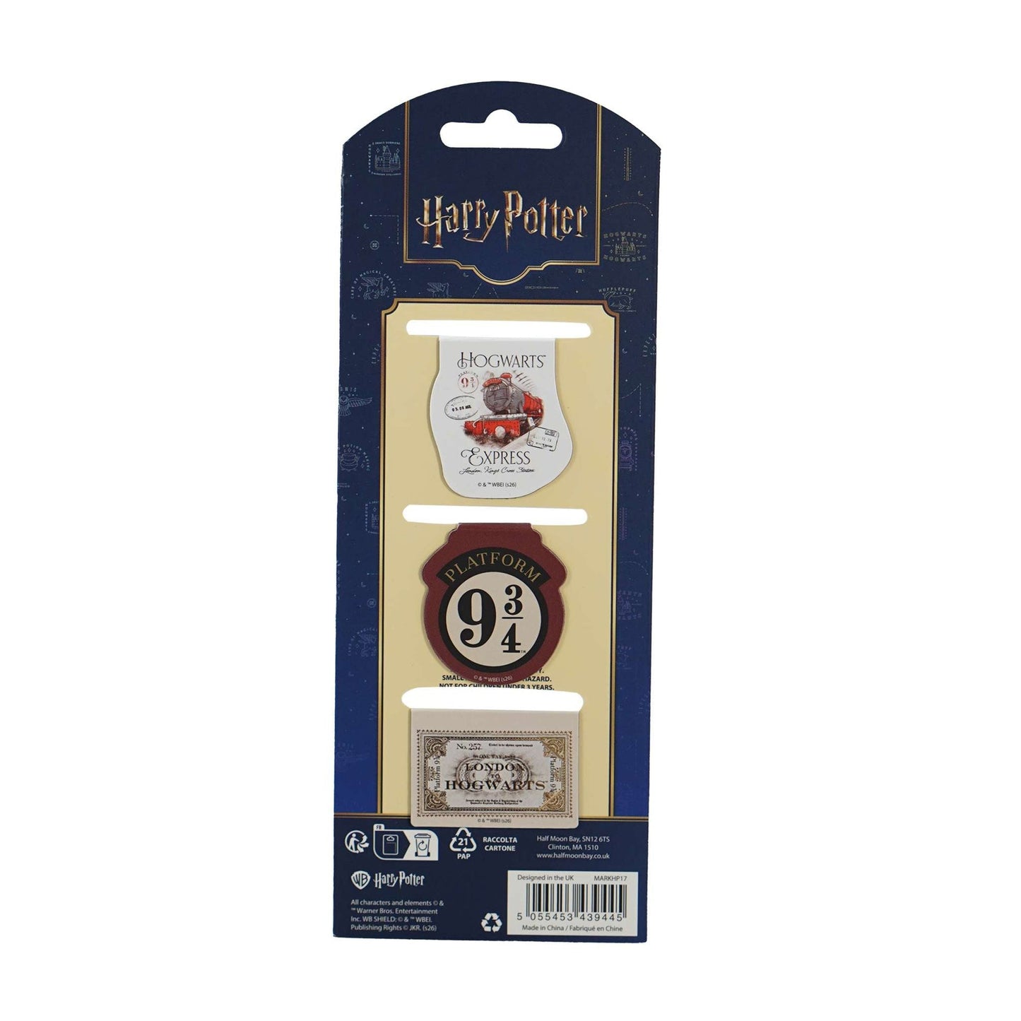 Harry Potter Magnet-Lesezeichen-Set - Auf dem Weg nach Hogwarts