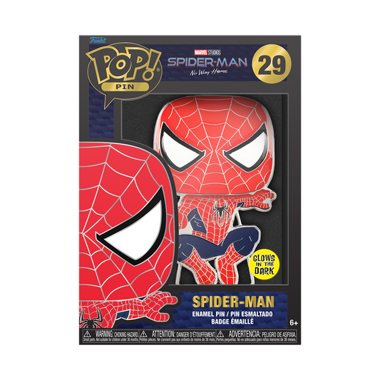 pop pin friendly neighborhood spider man glow 29