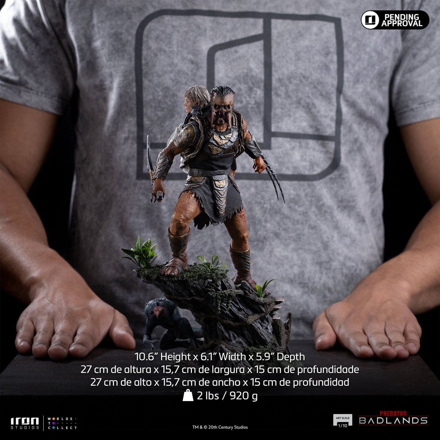 Statue Predator Dek & Thia - Predator: Badlands - Art Scale 1/10