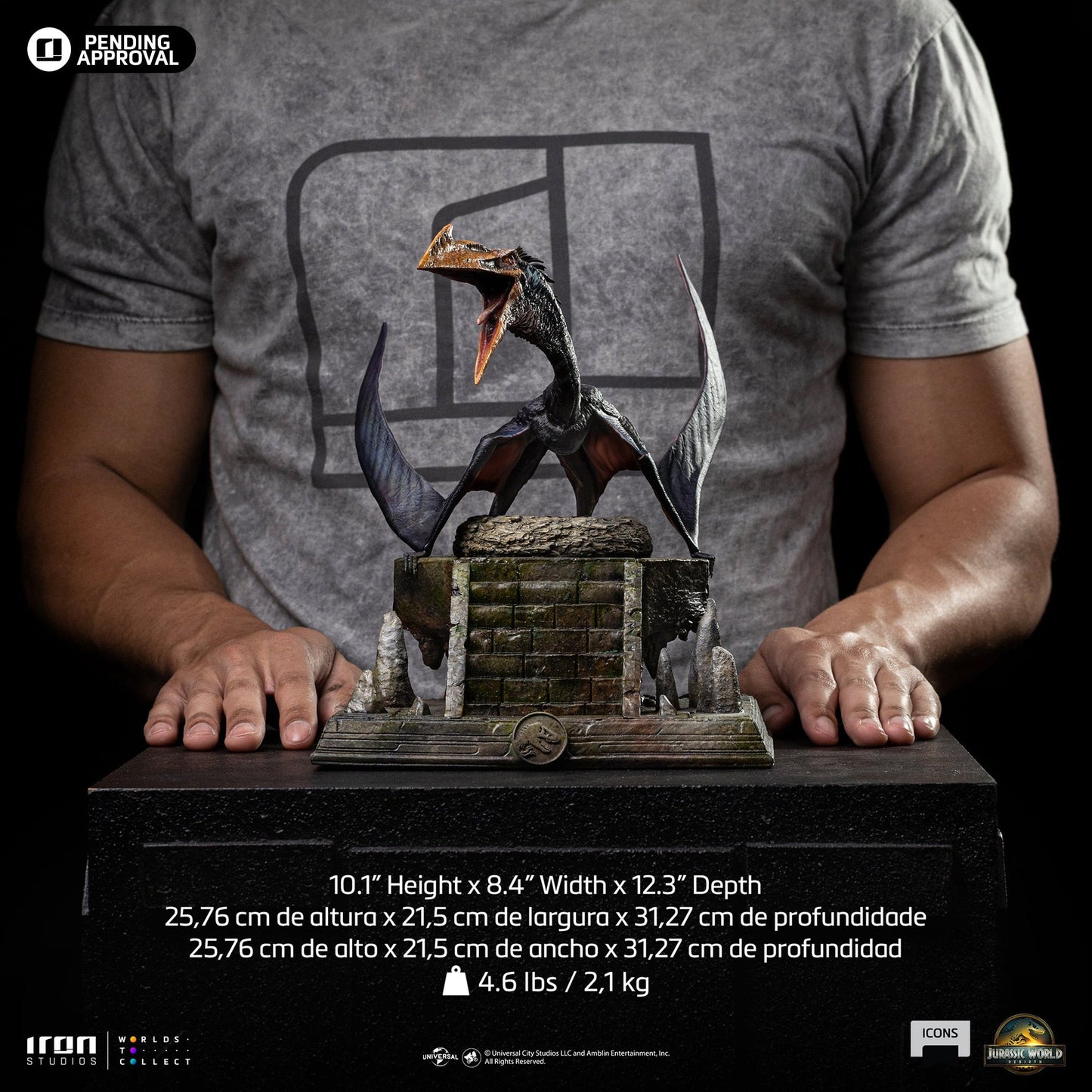 Quetzalcoatlus Statue - Jurassic World: Rebirth - Icons