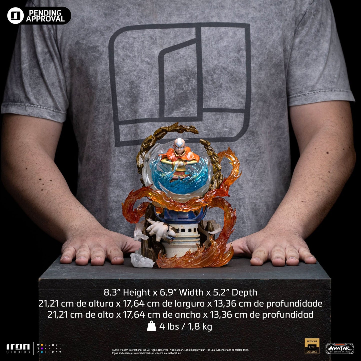 Statue Aang - Avatar: The Last Airbender - Deluxe Art Scale 1/10