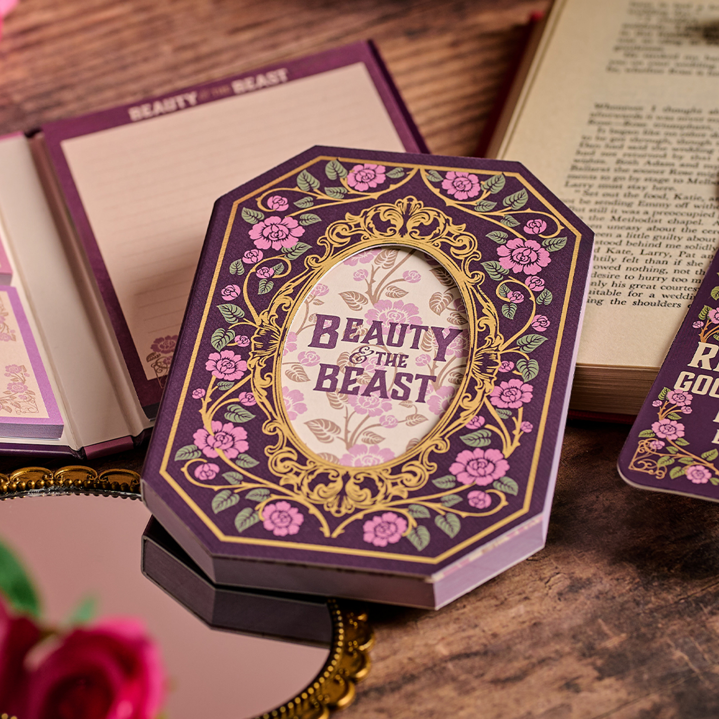 Carnet A6 La Belle et la Bête - miroir