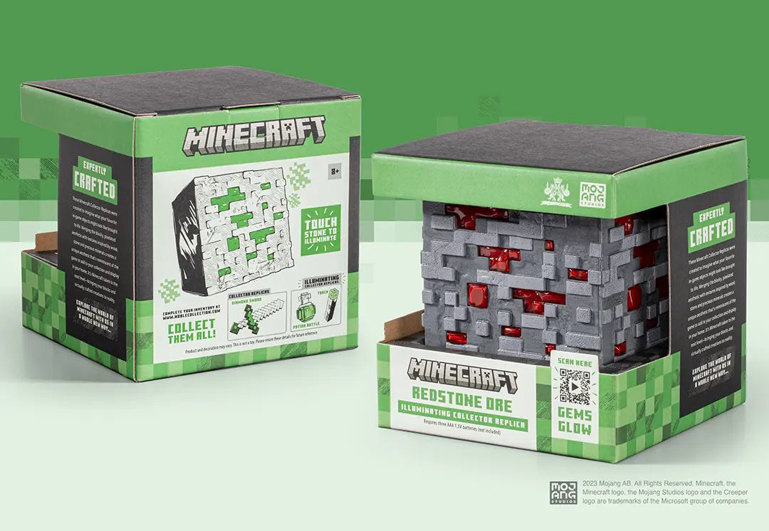 Minecraft Replica - Glowing Redstone Ore