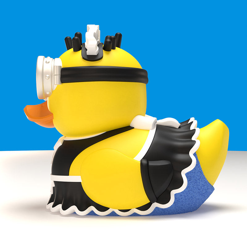 Canard TUBBZ Les Minions – Phil en tenue de femme de ménage (édition Mini) – vue de profil