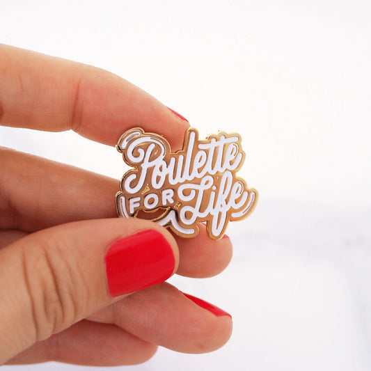 Pin's Poulette For Life de Lolita Picco — vue complémentaire 2 sur 5