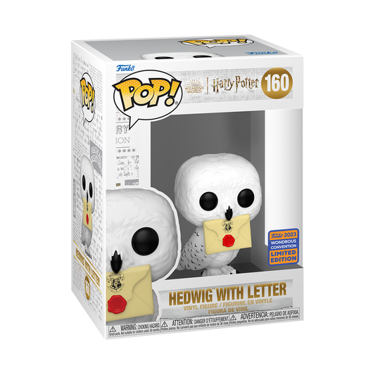 pop hedwig with letter funko