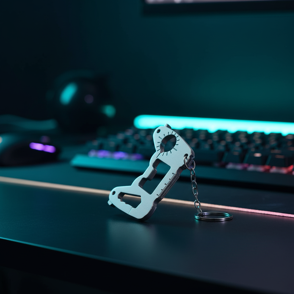 Porte-clés Multifonction Manette de Jeu