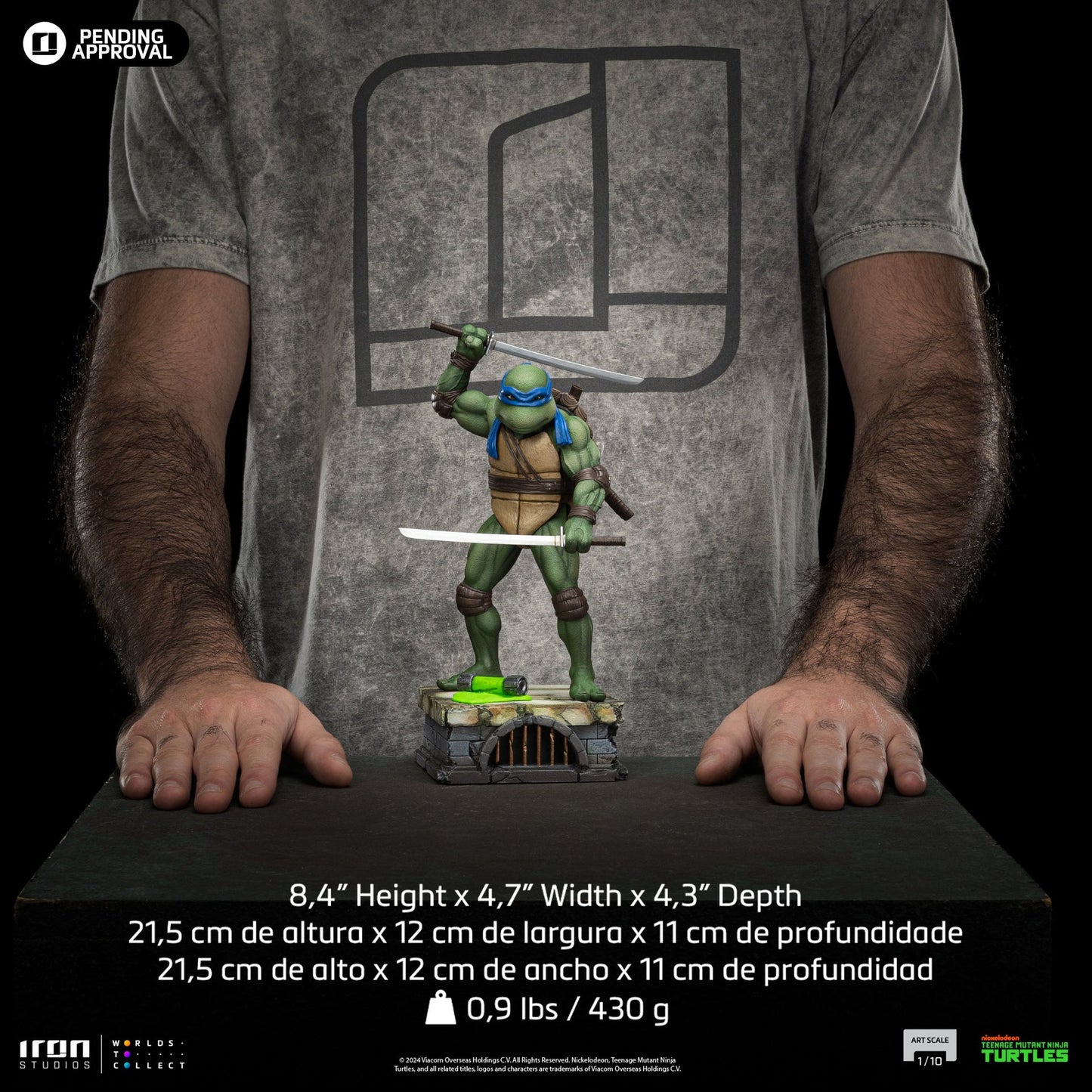 Statue Leonardo - TMNT Movie - Art Scale 1/10 - Teenage Mutant Ninja Turtles