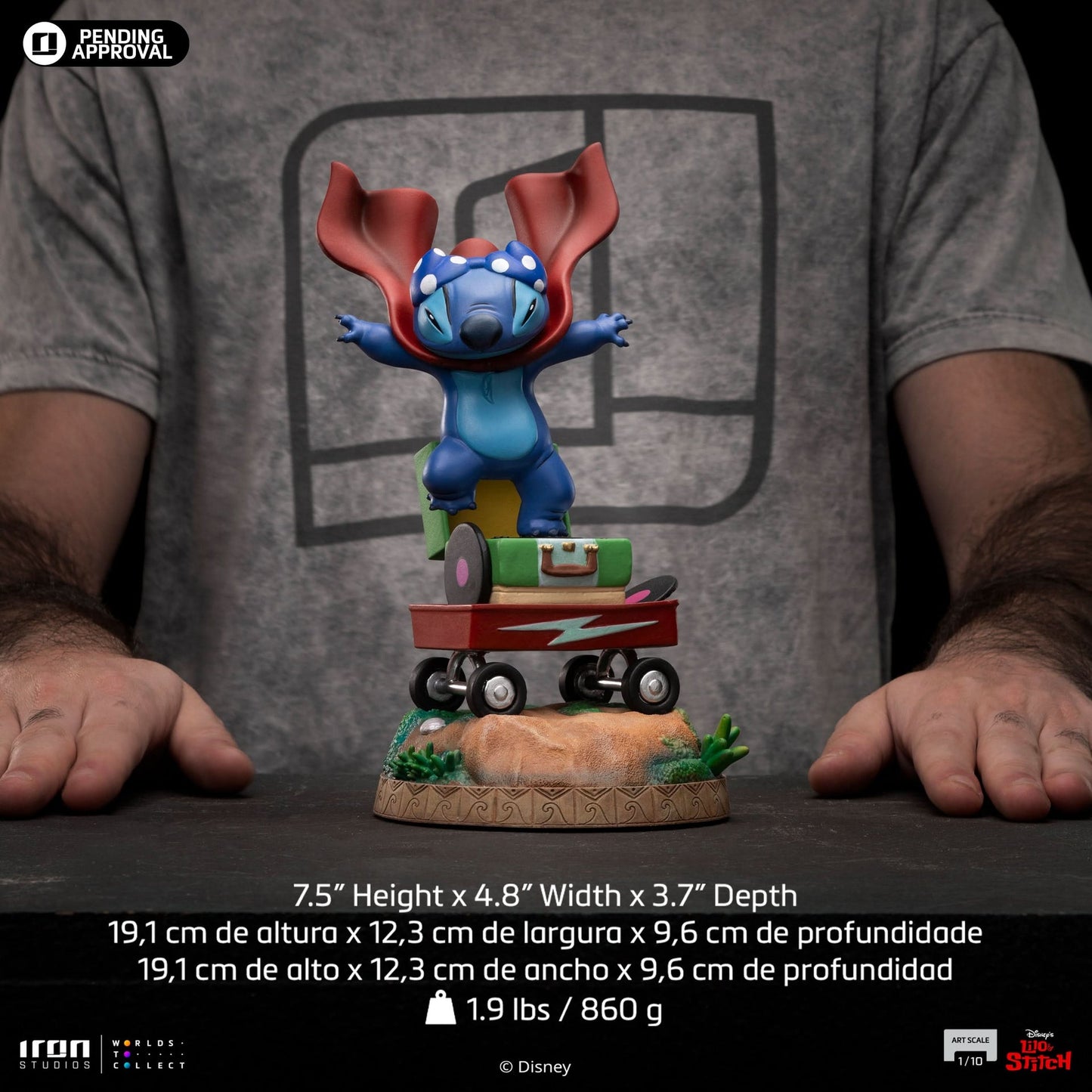 Statue Stitch Laundry - Disney Classics - Art Scale 1/10
