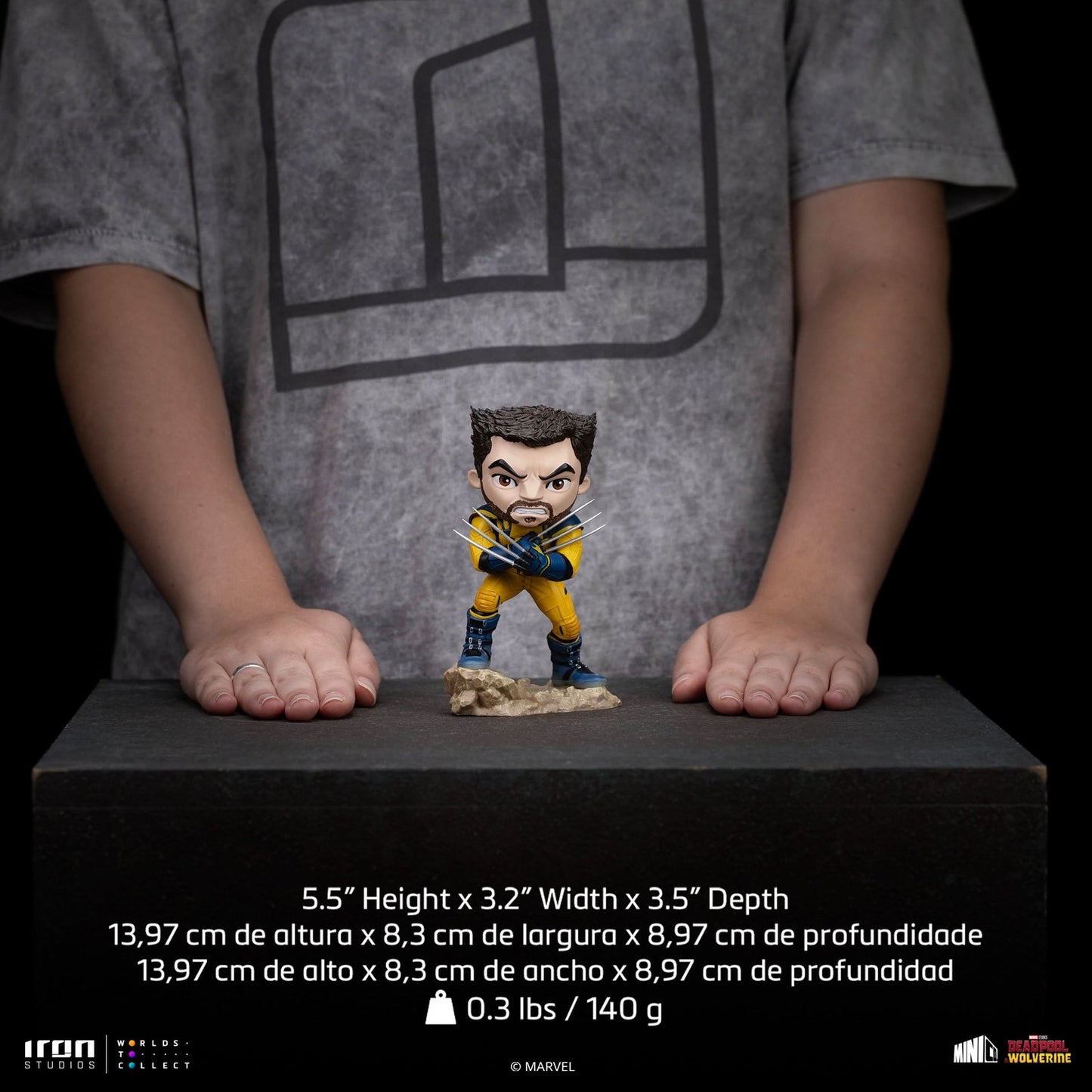Wolverine (Unmasked) Figurine - Deadpool & Wolverine - Mini Co.