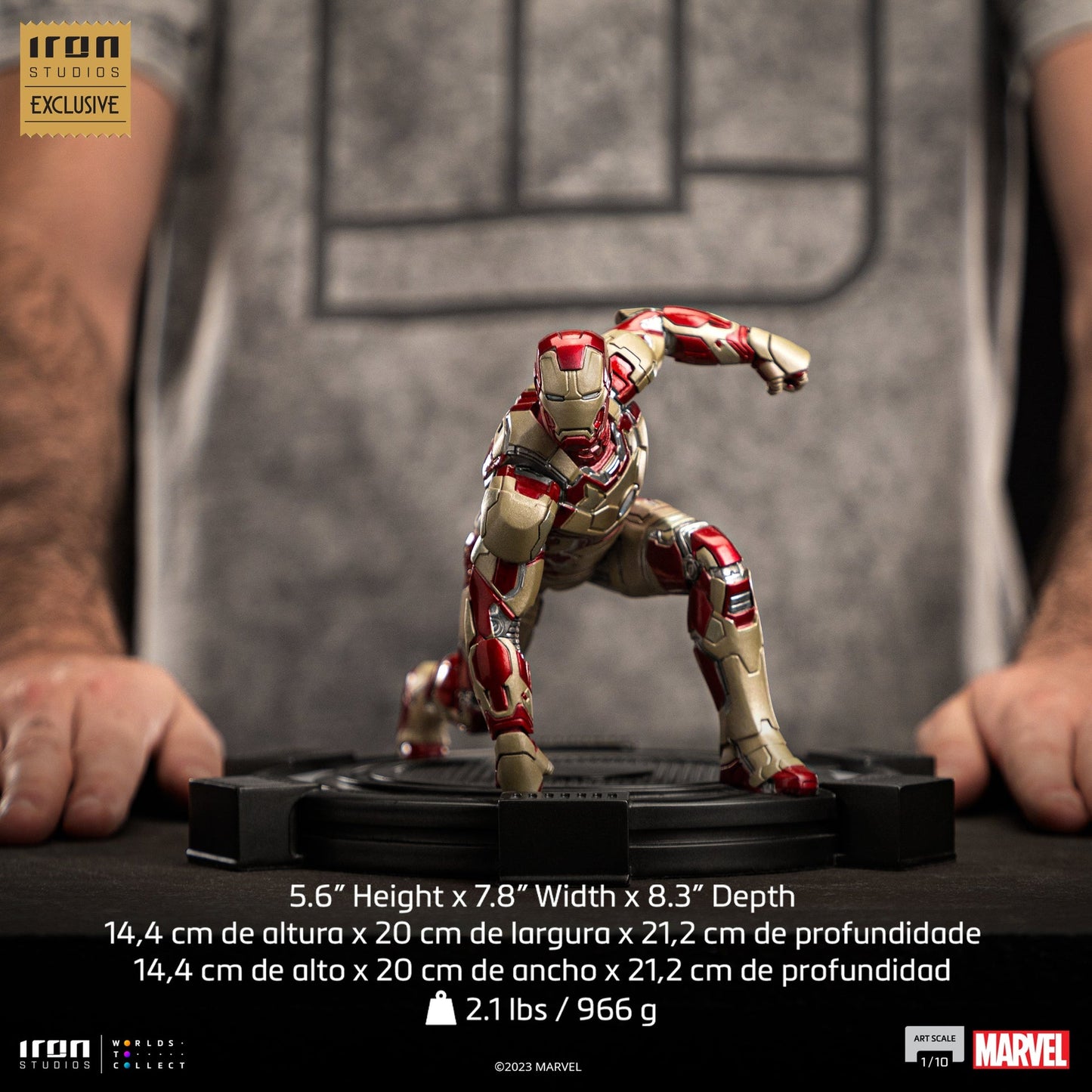 Statue Iron Man Mark XLII (2023 Event Exclusive) - The Infinity Saga - Art Scale 1/10