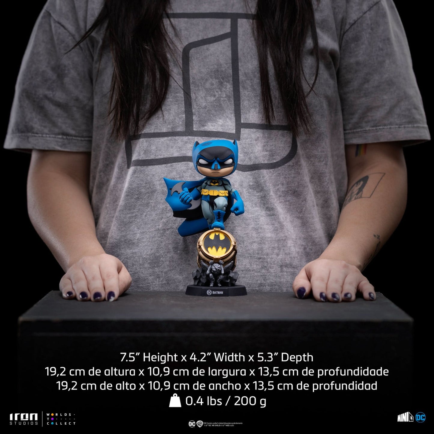 Batman Figure (Blue Version) - DC Comics - Mini Co.
