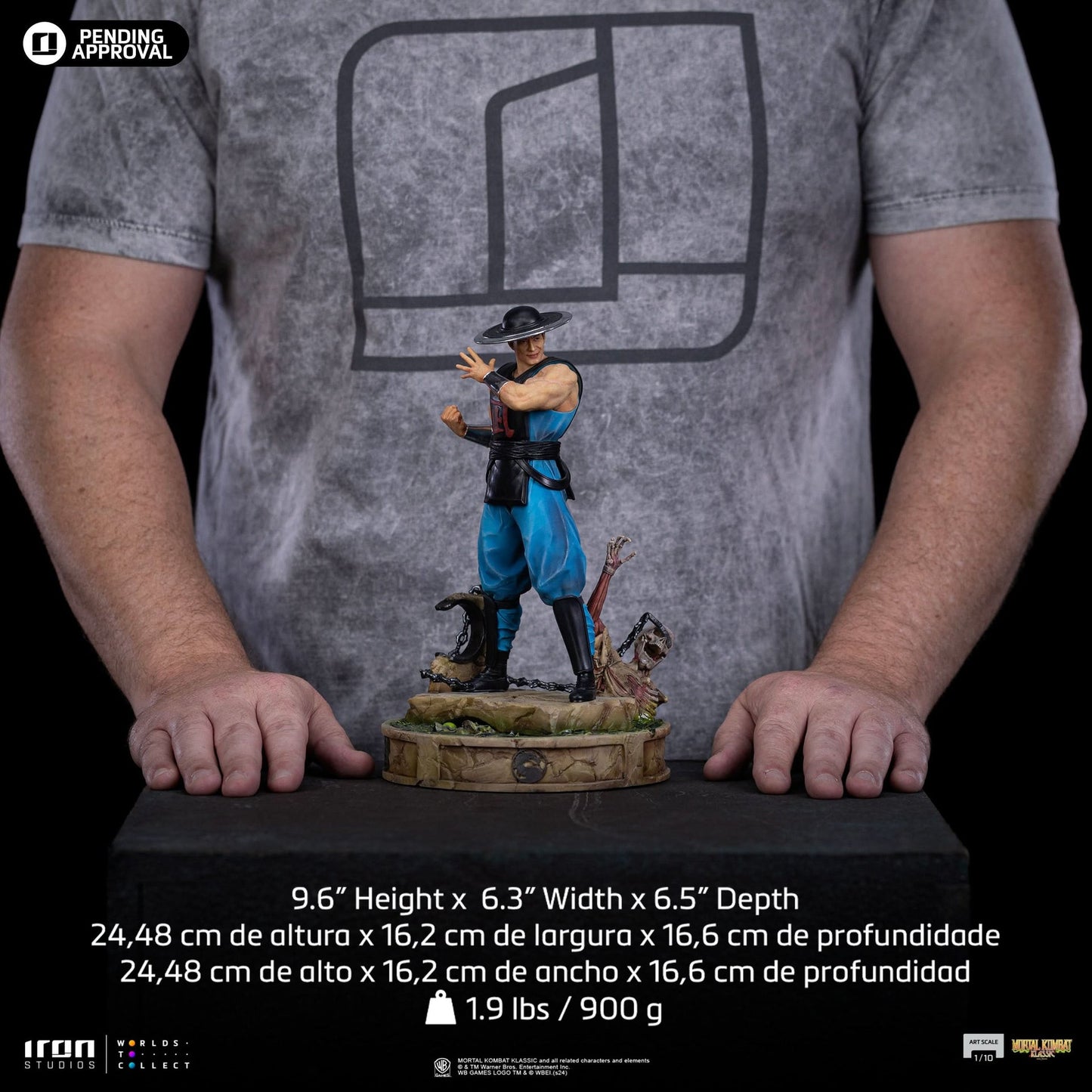 Kung Lao Statue - Mortal Kombat - Art Scale 1/10
