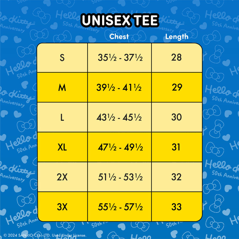 Hello Kitty Unisex T-Shirt – 50. Jahrestag