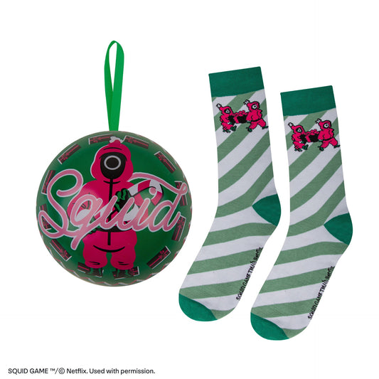 Weihnachtskapsel Squid Game Sockenhalter