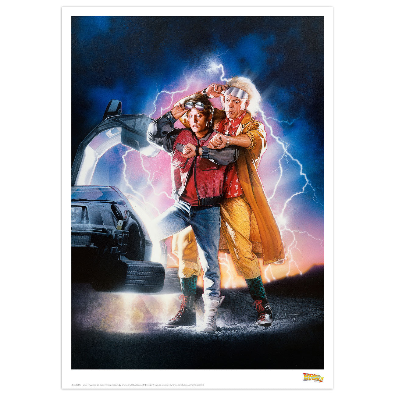 Affiche collector Retour vers le Futur