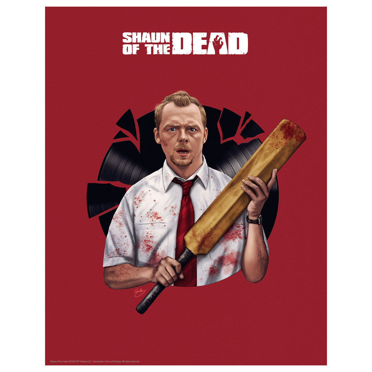 Affiche collector Shaun of the Dead