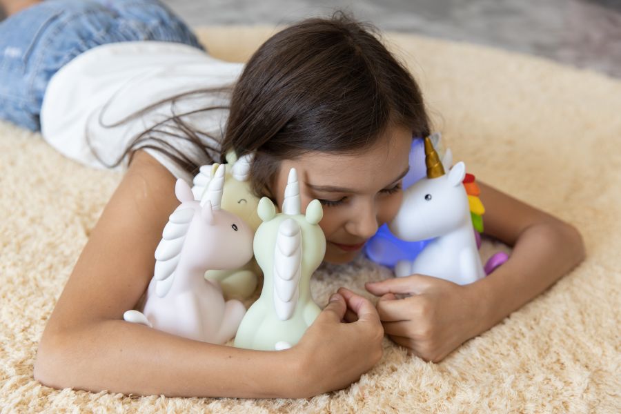 Nachtlicht Einhorn Grün