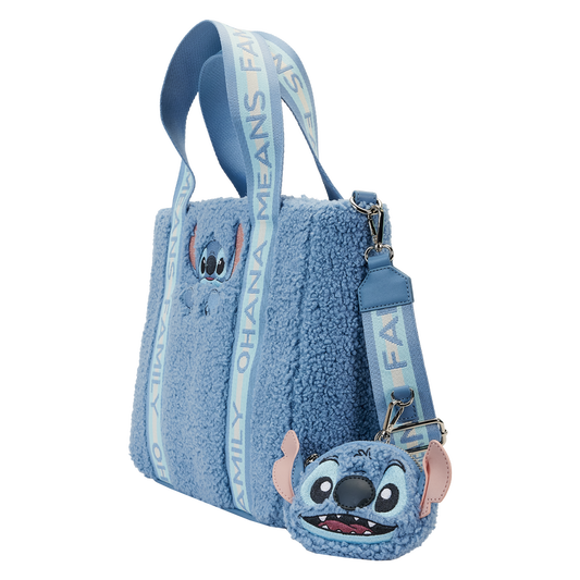 Tote Bag avec Porte Monnaie Lilo et Stitch - Stitch "Sherpa" – vue produit 2