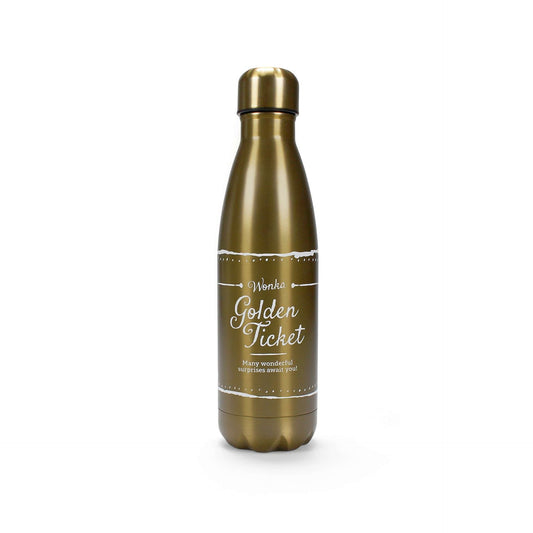 Roald Dahl - Charlie Golden Ticket Metal Water Bottle 500 ml