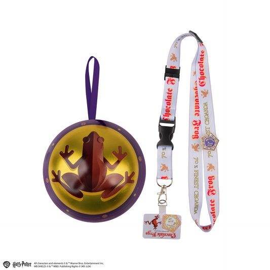 Weihnachtskollektion Halskette & Schokofrosch-Pin