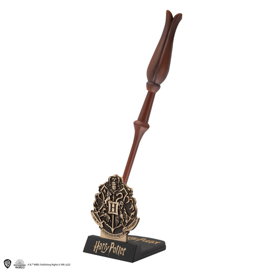 Stylo baguette avec socle & marque-page lenticulaire Luna Lovegood