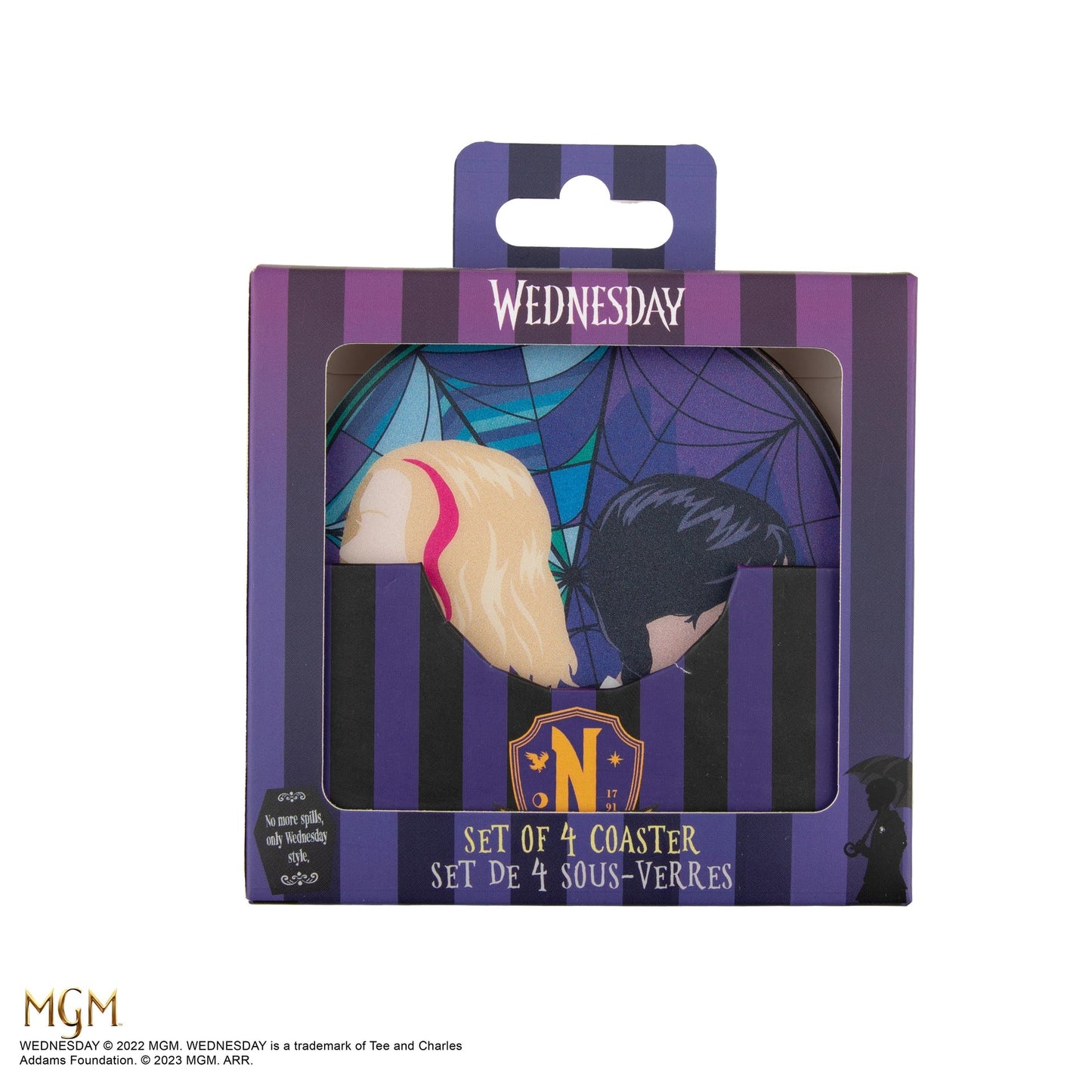 Set de 4 Sous-verres Mercredi