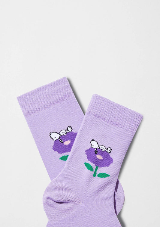 BeSnoopy Flower - Chaussettes en coton biologique à 100%