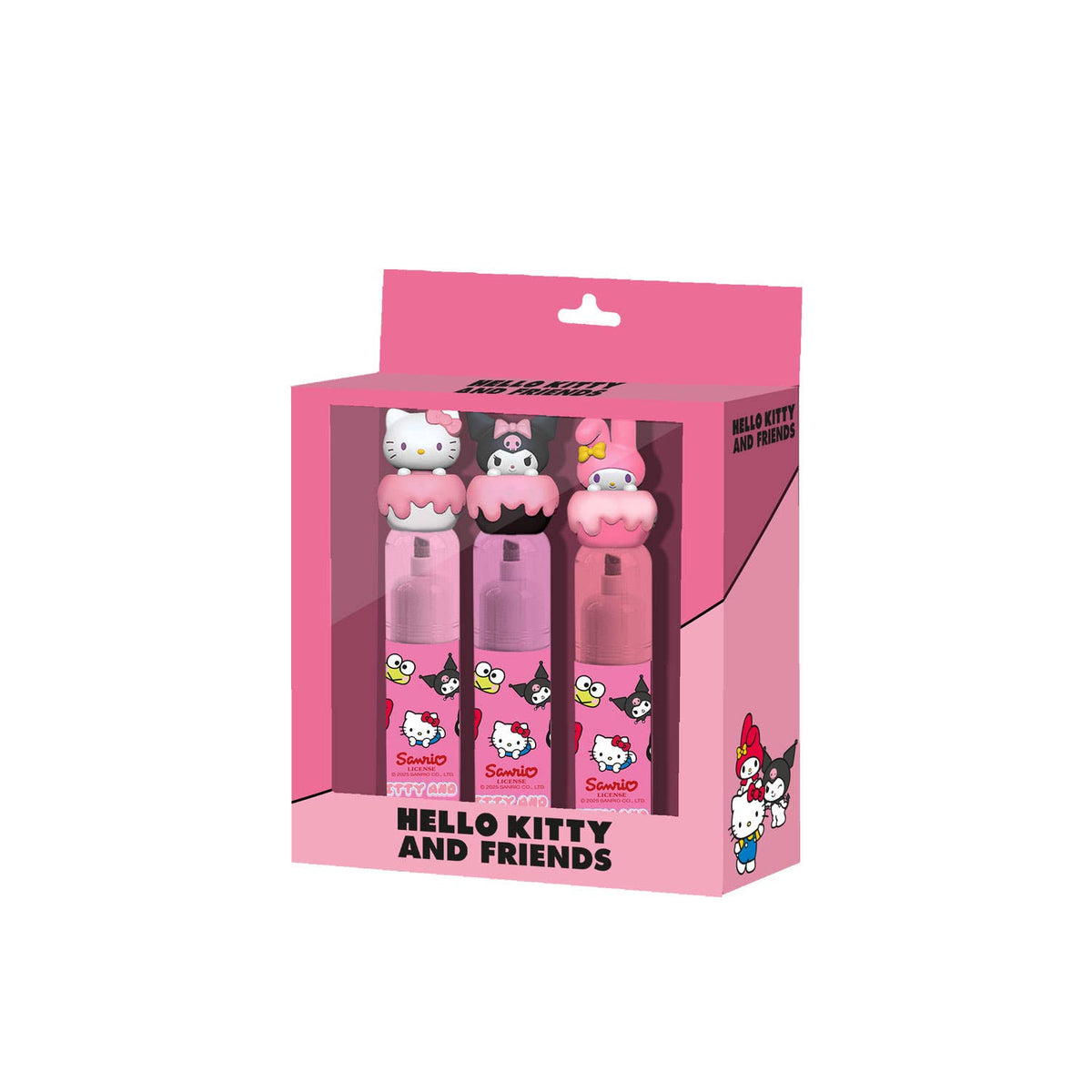 Hello Kitty Pack of 3 Pink Highlighters