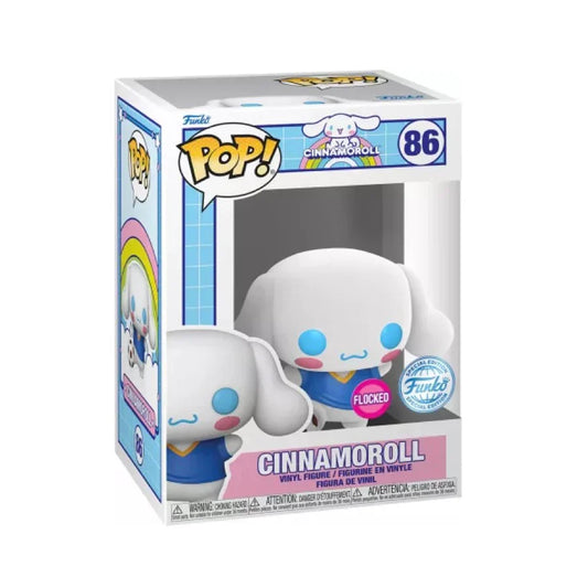 pop cinnamoroll with soccer ball flocked 86