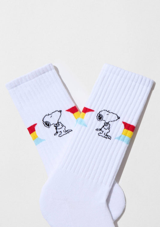 BeSnoopy Rue Arc-en-ciel - Chaussettes 100% Coton Bio: Blank / 41/46