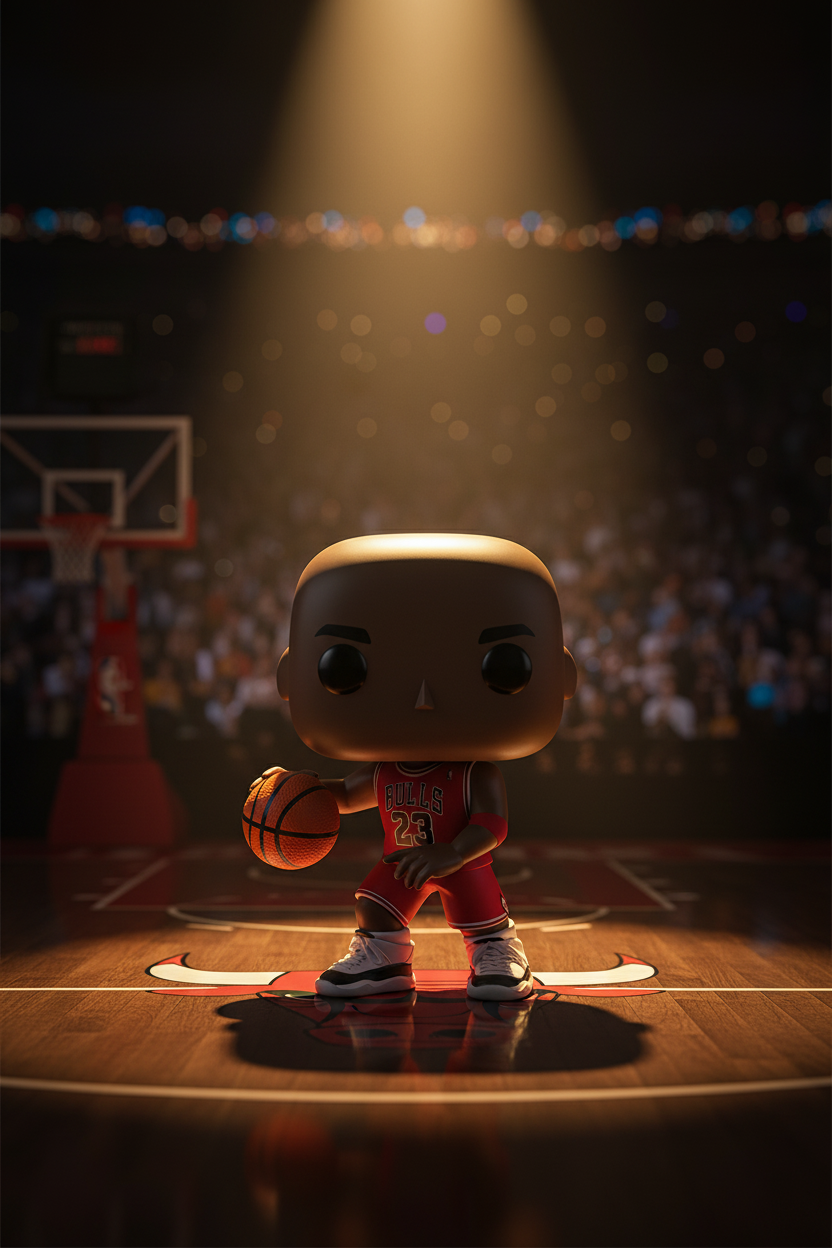 Pop! Jumbo Michael Jordan (Rotes Trikot)